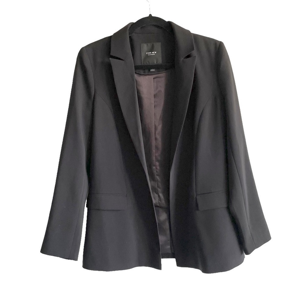 Ever New Black Boyfriend Blazer Size 6